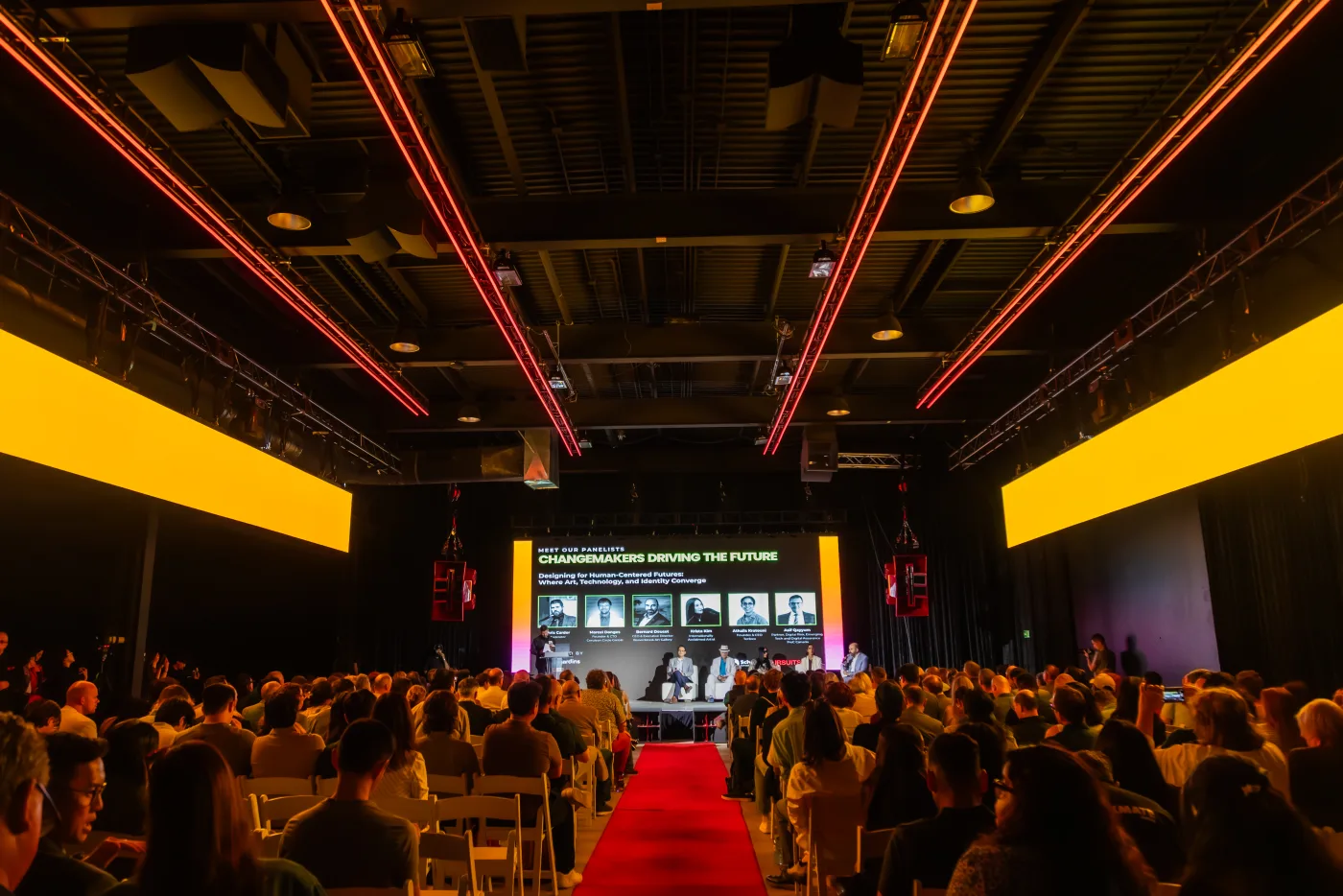 LED wall and volumetric lighting at Demo Room Toronto event space